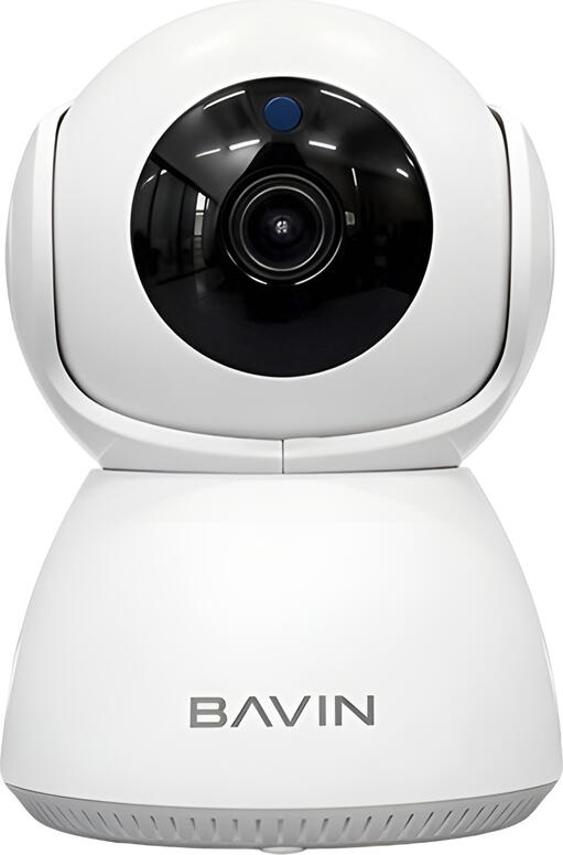 Умная домашняя Wi-Fi камера BAVIN SC-800, разрешение 3МП HD, PTZ-поворот и наклон, датчик движения, отслеживание людей, двусторонняя аудиосвязь, белая