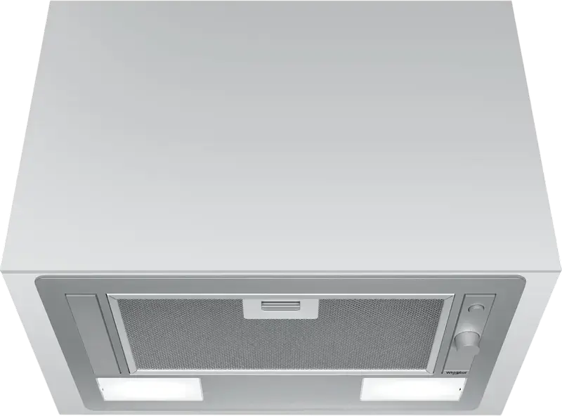 Hota Incorporabila Whirlpool WCT 64 FLY X, Otel Inoxidabil, Gri, Latime 53,4 cm, Capacitate 224 m3/h, 3 Trepte de Viteza, Iluminare LED