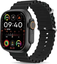 BAVIN Smart Watch Ultra 2.1" HD, 120Hz, NFC, Wireless Charging + Extra Strap, Black