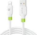 BAVIN Charging and Data Cable, 1m, 20W, Tin-plated Copper Core, Silicone Material, White