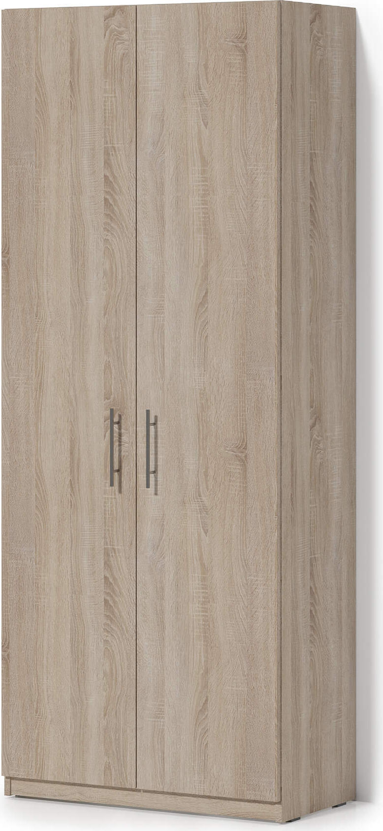 Fabrik Home Office Line 11 Office Cabinet, Sonoma Oak, 2 Doors, 5 Shelves, 800x2000x400 mm
