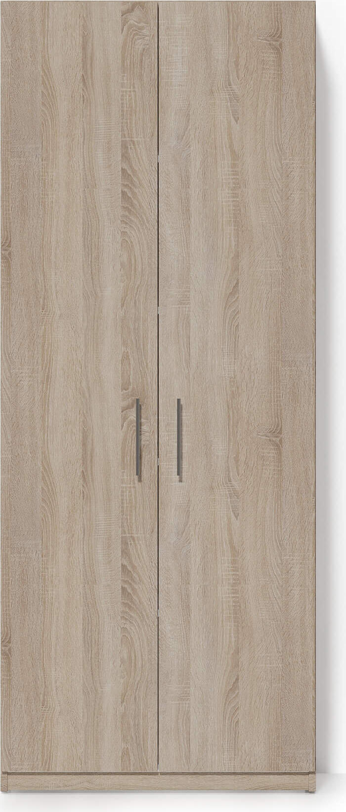 Fabrik Home Office Line 11 Office Cabinet, Sonoma Oak, 2 Doors, 5 Shelves, 800x2000x400 mm