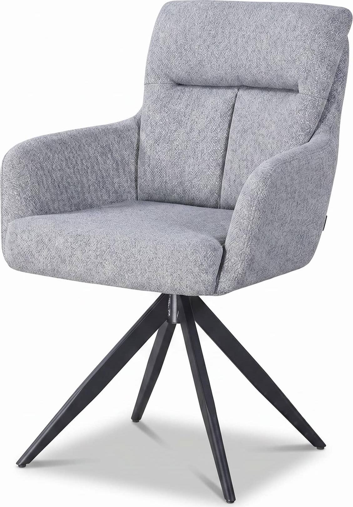 Scaun de birou pivotant Interdepo LEO Modern cu suport perna moale pentru spate, 620x880x600 mm, baza cu 4 picioare