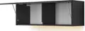 Fabrik Home VAROLA Wall-Mounted Hallway Cabinet, Loft Style, Cobalt Grey, with LED Lighting and Gas Struts, Upper Storage Unit