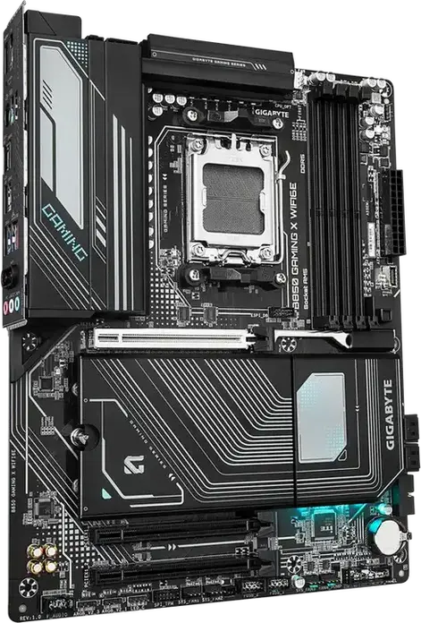 Placa de baza Gigabyte B850 GAMING X WIFI6E, Socket AM5, Chipset AMD B850, DDR5 pana la 8200MHz OC, PCIe 5.0, 3x M.2, 2.5GbE, Wi-Fi 6E, Bluetooth 5.3, ATX