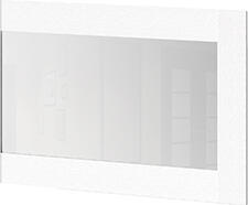 Oglinda de Dormitor Fabrik Home Mezzo, Finisaj Frasin Alb, 100x60 cm, Oglinda Decorativa