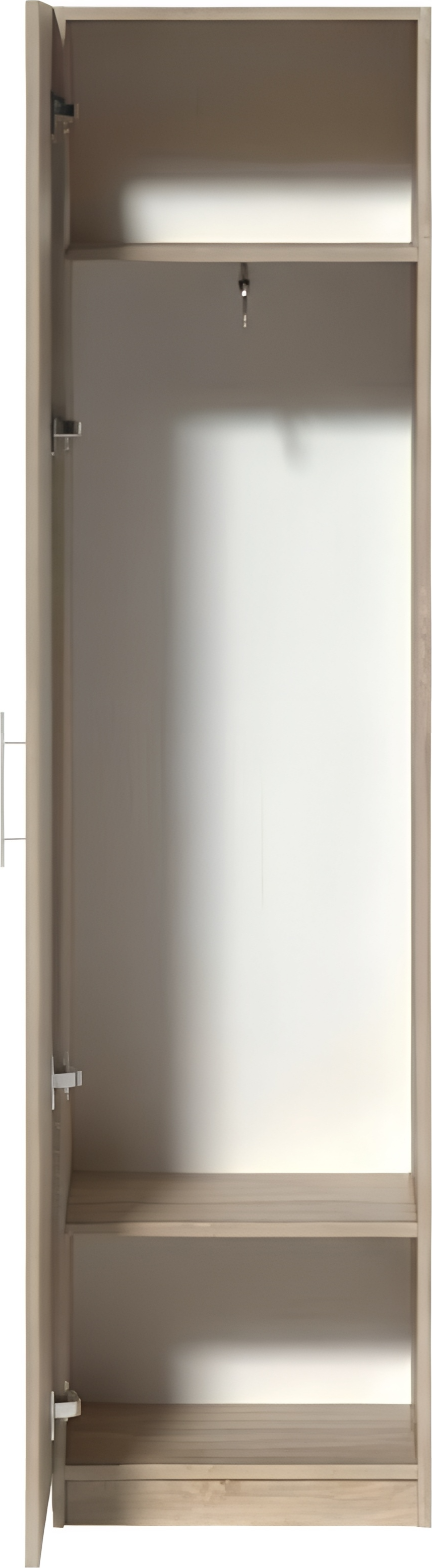 Офисный шкаф Fabrik Home Office Line No 6, Дуб Сонома, 50x200x40 см, ЛДСП, Дверца с замком и ключом, Система RASTEX, Кромка ABS