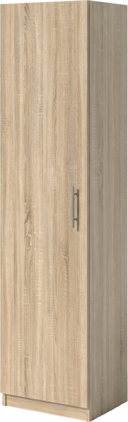Офисный шкаф Fabrik Home Office Line No 6, Дуб Сонома, 50x200x40 см, ЛДСП, Дверца с замком и ключом, Система RASTEX, Кромка ABS