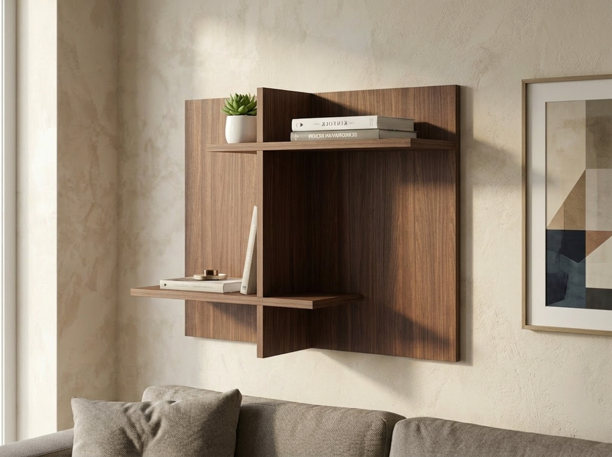 Fabrik Home Raft Tetris No.1 Decorative Wall Shelf, Nuc Pietros, 840x600x250mm