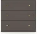 Комод Fabrik Home Mezzo, 3 ящика, материал PAL, 100x50x90 см, цвет Cobalt Grey, WP-23723