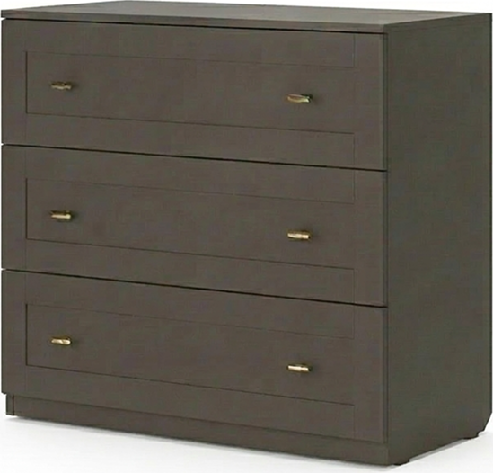 Комод Fabrik Home Mezzo, 3 ящика, материал PAL, 100x50x90 см, цвет Cobalt Grey, WP-23723