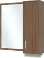 Dulap de perete cu oglinda Fabrik Home Modul 6, Pal laminat, Nuc pietros, 944x900x285 mm, cu rafturi interne