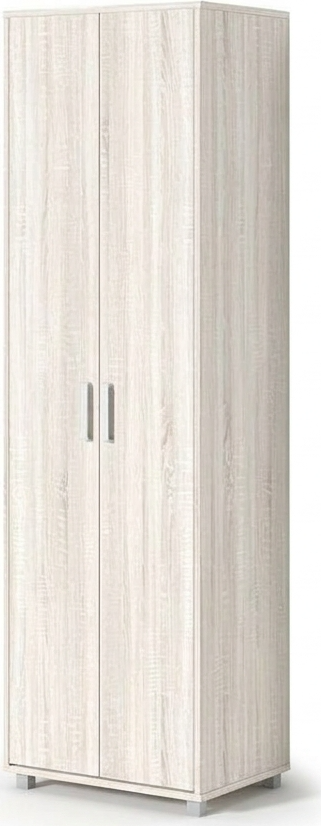 Fabrik Home Wardrobe Module No. 3, Double Hinged Door, Sonoma Oak, 600x2000x425 mm, with Extraction Bar and Top and Bottom Shelves