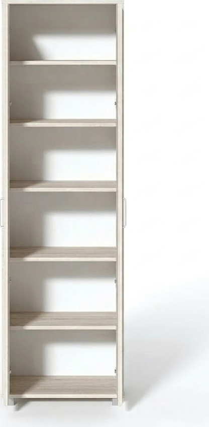 Fabrik Home Wardrobe Module No. 3, Double Hinged Door, Sonoma Oak, 600x2000x425 mm, with Extraction Bar and Top and Bottom Shelves