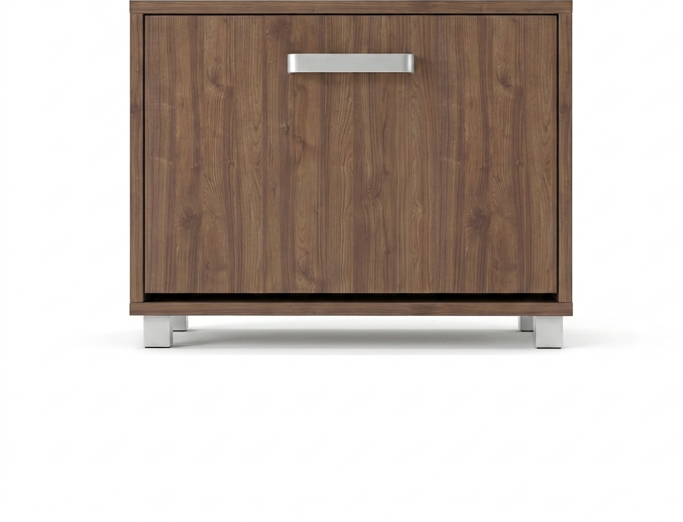 Dulap pentru incaltaminte Fabrik Home Modul No.7, Stejar Pietros, PAL laminat, 600x497x285 mm, Element de mobilier modular pentru hol cu clapeta frontala
