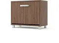Dulap pentru incaltaminte Fabrik Home Modul No.7, Stejar Pietros, PAL laminat, 600x497x285 mm, Element de mobilier modular pentru hol cu clapeta frontala