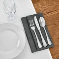 Pulsiva Marbella Table Fork Set of 12, 18/0 Chromium Stainless Steel, Mirror Polished, Rust-free and Nickel-free, 20.2 cm, Silver