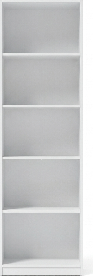 Fabrik Home Office Line No.5 Open Document Cabinet, 5 Compartments, White Ash Laminated PAL, ABS Edges, 2000x500x380 mm