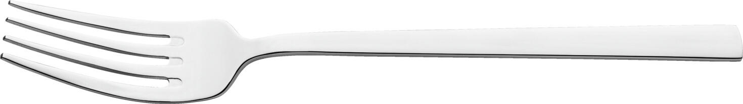 Pulsiva Taranto Table Fork Set of 12, 18/10 Stainless Steel, Mirror Polished, 20.3 cm, Rustproof and Dishwasher Safe, Silver