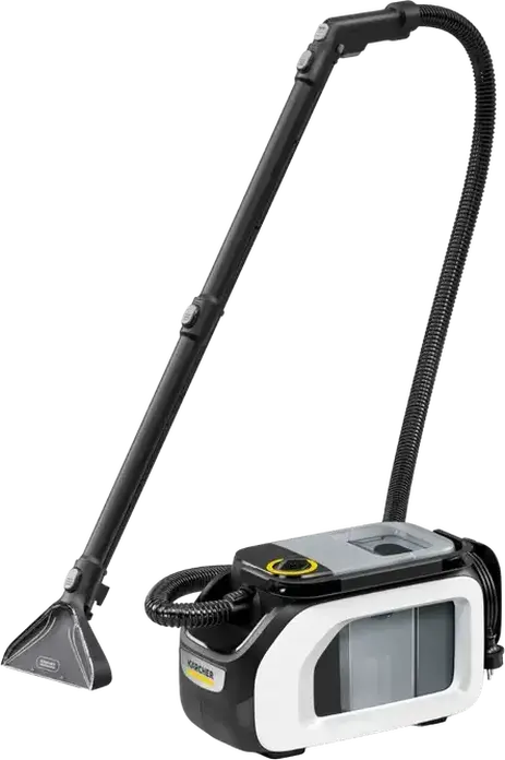Karcher SE 3 Compact Home Floor Spray-Extraction Vacuum Cleaner, 500W, 33.9 kPa Suction, Wet & Dry, White/Black, with 6-Piece Accessory Set