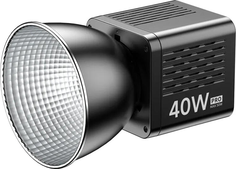 Lumina LED Video Ulanzi 40WPRO cu Baterie 3400mAh, Putere 40W-50W, Efecte CCT si FX, Ecran LCD, Incarcare PD 65W USB-C, Negru