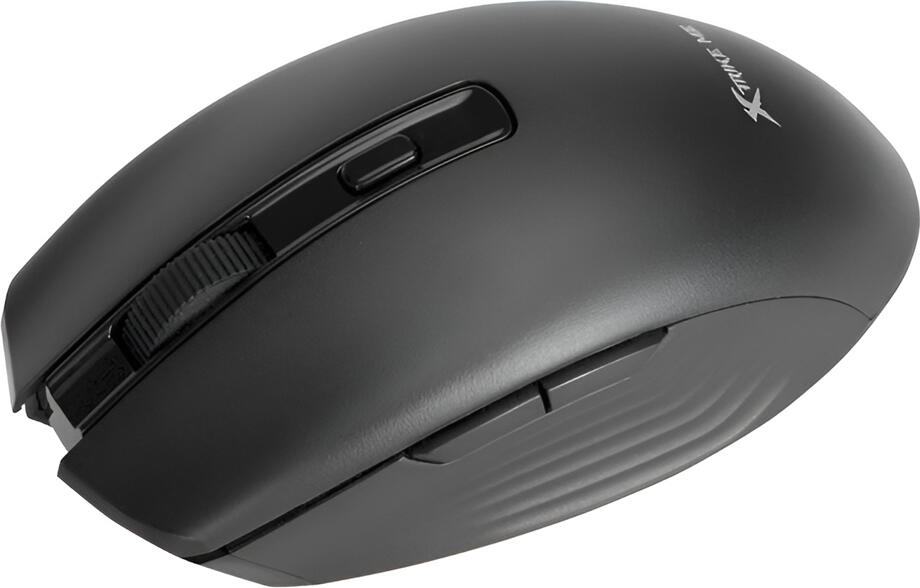 Mouse Optic Wireless Xtrike Me GW-224, 1600 DPI, 6 Butoane, Click Silentios, Design Ergonomic, Receptor USB 2.4 GHz, Negru