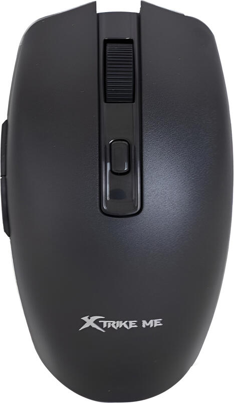 Mouse Optic Wireless Xtrike Me GW-224, 1600 DPI, 6 Butoane, Click Silentios, Design Ergonomic, Receptor USB 2.4 GHz, Negru