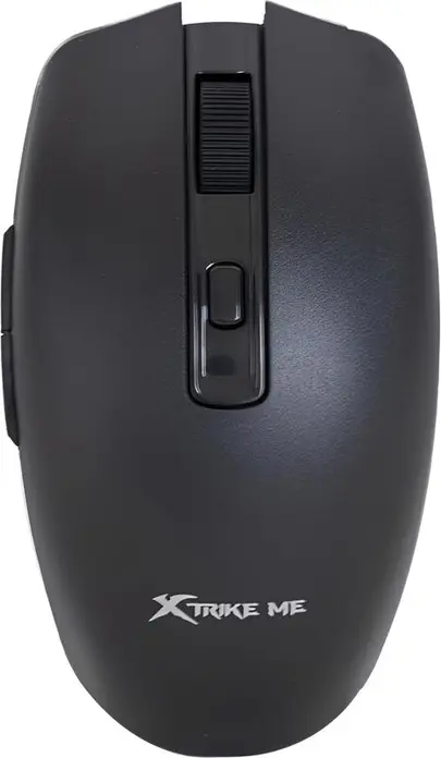 Mouse Optic Wireless Xtrike Me GW-224, 1600 DPI, 6 Butoane, Click Silentios, Design Ergonomic, Receptor USB 2.4 GHz, Negru