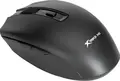 Mouse Optic Wireless Xtrike Me GW-224, 1600 DPI, 6 Butoane, Click Silentios, Design Ergonomic, Receptor USB 2.4 GHz, Negru