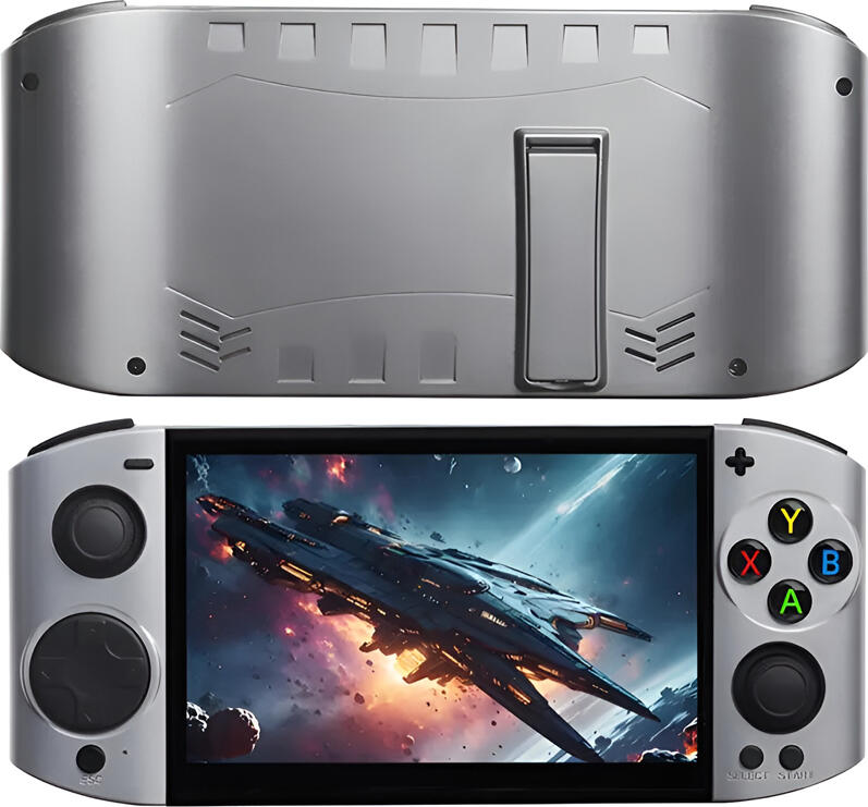 Consola Portabila Retro 09 Ultra, Ecran OLED 5.1 inch, Quad-Core 1.2GHz, 1GB RAM, Stocare 128GB, 30000+ Jocuri, Emulatoare PSP PS1 N64, Wi-Fi, HDMI, Negru