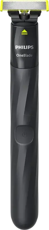 Trimmer Hibrid Philips OneBlade QP1424/65 pentru Barbati, Ras, Tundere si Conturare, Lama Otel Inoxidabil, 5 Setari Lungime, Incarcare USB, Rezistent la Apa