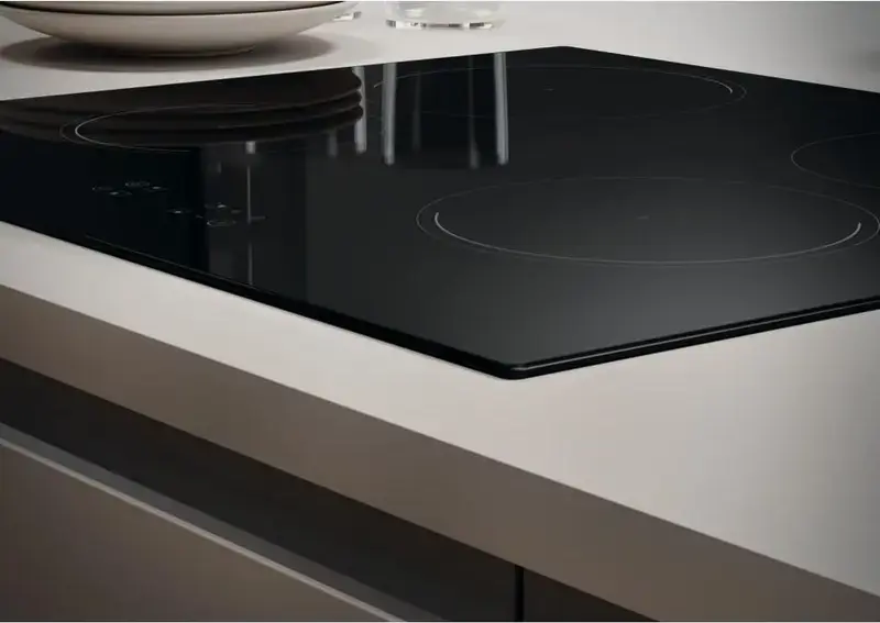 Plita cu Inductie Incorporabila Candy CI642C Idea Induction, 4 Zone de Gatire, Sticla Vitroceramica Neagra, 59 cm, Control Tactil, Functie Booster