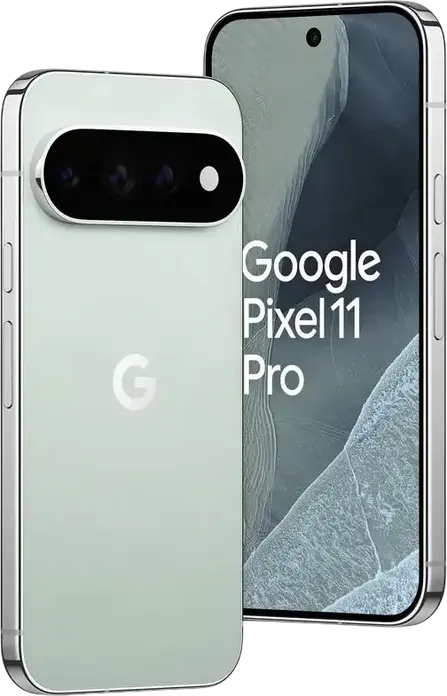 Smartphone Android Google Pixel 11 Pro cu sistem de tripla camera spate in viziera orizontala, Fog, 12GB RAM, 256GB
