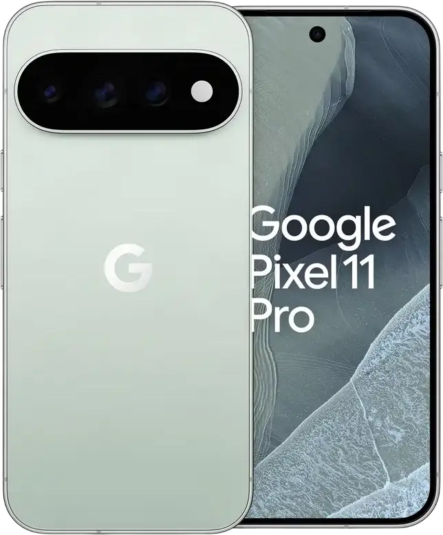 Smartphone Android Google Pixel 11 Pro cu sistem de tripla camera spate in viziera orizontala, Fog, 12GB RAM, 256GB