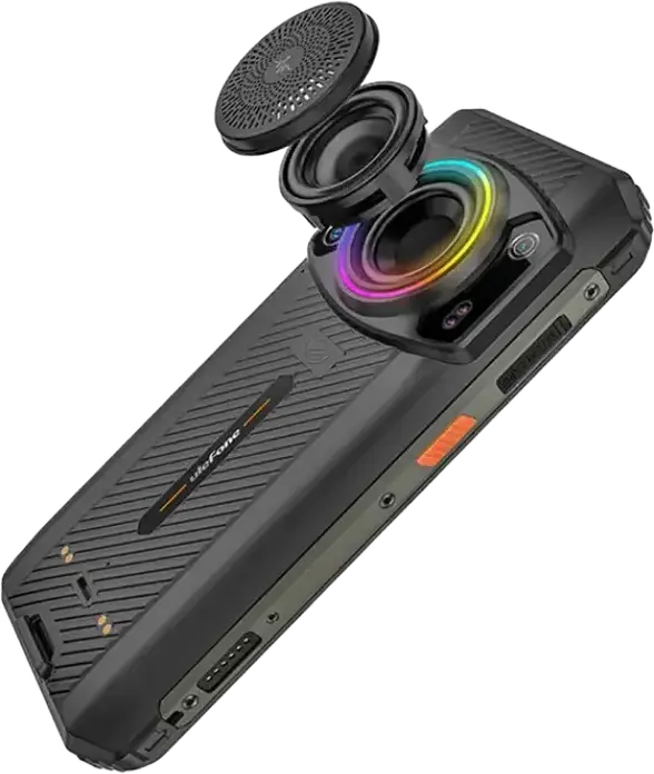 Ulefone Armor 21 Rugged Smartphone, Helio G99 Octa-Core, 8GB RAM, 256GB ROM, 6.58" 120Hz IPS LCD, 9600mAh Battery, 64MP Camera, IP68, Android 13, Black