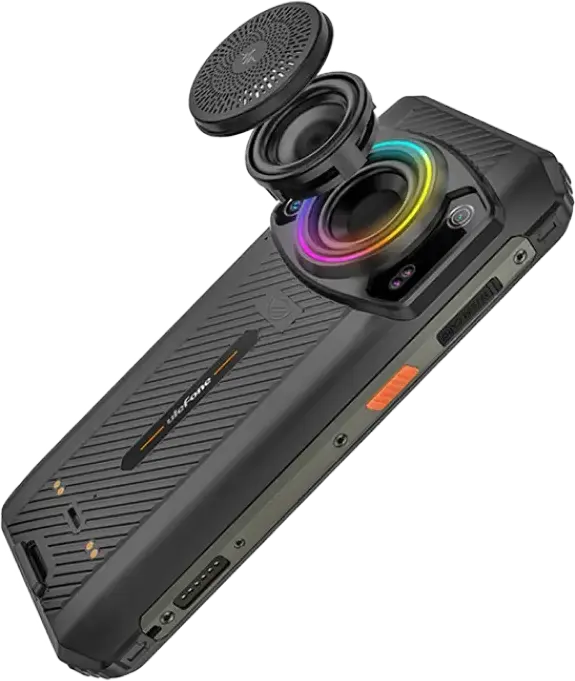 Ulefone Armor 21 Rugged Smartphone, Helio G99 Octa-Core, 8GB RAM, 256GB ROM, 6.58" 120Hz IPS LCD, 9600mAh Battery, 64MP Camera, IP68, Android 13, Black