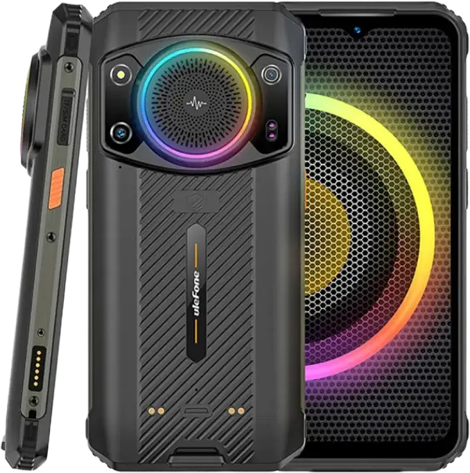 Ulefone Armor 21 Rugged Smartphone, Helio G99 Octa-Core, 8GB RAM, 256GB ROM, 6.58" 120Hz IPS LCD, 9600mAh Battery, 64MP Camera, IP68, Android 13, Black