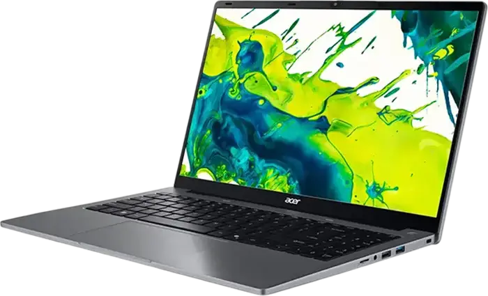 Acer Aspire Lite 15 AL15-47P Laptop, 15.6" FHD IPS Anti-glare, AMD Ryzen 3 5400U, 8GB DDR4, 512GB SSD NVMe, Linux eShell, Grey, 1080p Webcam
