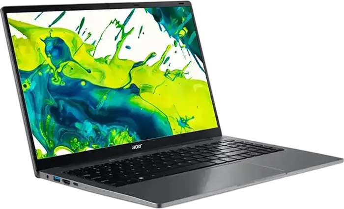 Acer Aspire Lite 15 AL15-47P Laptop, 15.6" FHD IPS Anti-glare, AMD Ryzen 3 5400U, 8GB DDR4, 512GB SSD NVMe, Linux eShell, Grey, 1080p Webcam