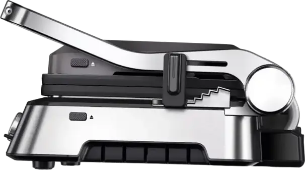 Gril Electric Braun MultiGrill 9 Pro CG 9167, 2200W, 37x23cm, Display LCD, 2 Zone Independente, Set de 7 Piese cu 6 Place si Sonda Termica