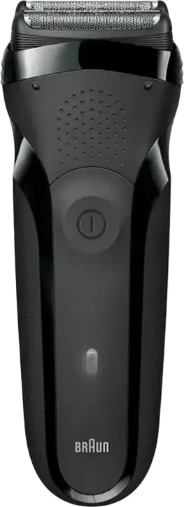 Aparat de ras electric Braun Series 3 300s cu sita, Cap 3D 3-Flex, Utilizare Uscat si Umed, Impermeabil, Trimer integrat, Baterie Ni-MH, Negru