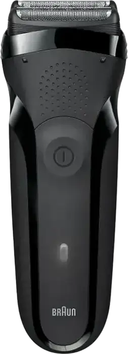 Aparat de ras electric Braun Series 3 300s cu sita, Cap 3D 3-Flex, Utilizare Uscat si Umed, Impermeabil, Trimer integrat, Baterie Ni-MH, Negru