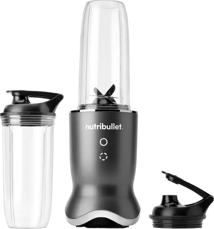 NutriBullet Ultra NB1206DG 1200W High-Power Blender Set of 5 Pieces, 0.9L and 0.7L Tritan Cups, Stainless Steel Blades, Ice Crushing, Dark Grey