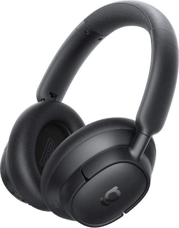 Casca Wireless Over-Ear Baseus Bass BH1, Anulare Activă a Zgomotului ANC, Baterie 80h, Bluetooth v6.0, Difuzoare 40mm, Audio Spațial, Cosmic Black