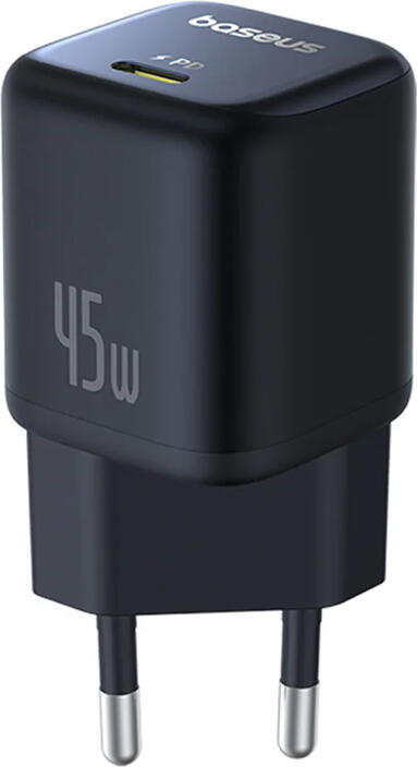 Incarcator Baseus PicoGov 45W GaN6 Pro USB-C CCGAN45CE, Adaptor Rapid PD 3.0 PPS Ultra-Mini Portabil, Priza EU