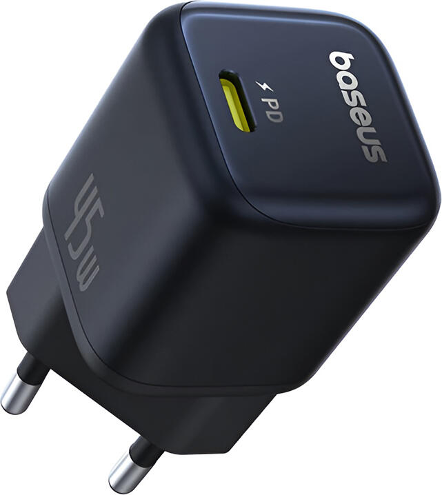 Incarcator Baseus PicoGov 45W GaN6 Pro USB-C CCGAN45CE, Adaptor Rapid PD 3.0 PPS Ultra-Mini Portabil, Priza EU