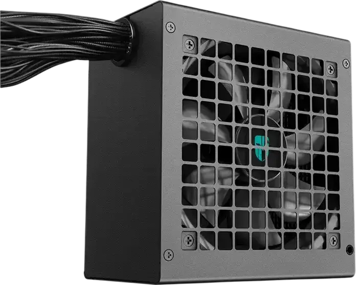 Блок питания Deepcool PF500X 500W ATX, сертификация 80 Plus Bronze, немодульный, вентилятор 120мм, плоские кабели, черный