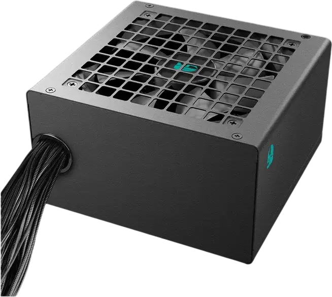 Блок питания Deepcool PF500X 500W ATX, сертификация 80 Plus Bronze, немодульный, вентилятор 120мм, плоские кабели, черный