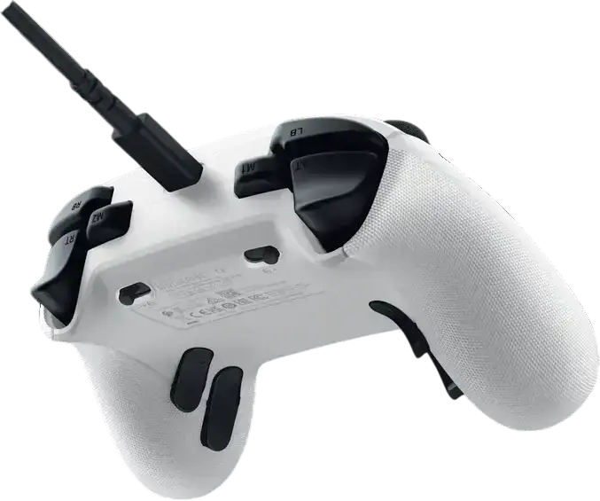 Razer Wolverine V3 TE Wired Gamepad for Xbox Series X|S, Xbox One, Windows, MacOS, Android, Hall Effect Analog Sticks and Triggers, 4 Back Paddles, White