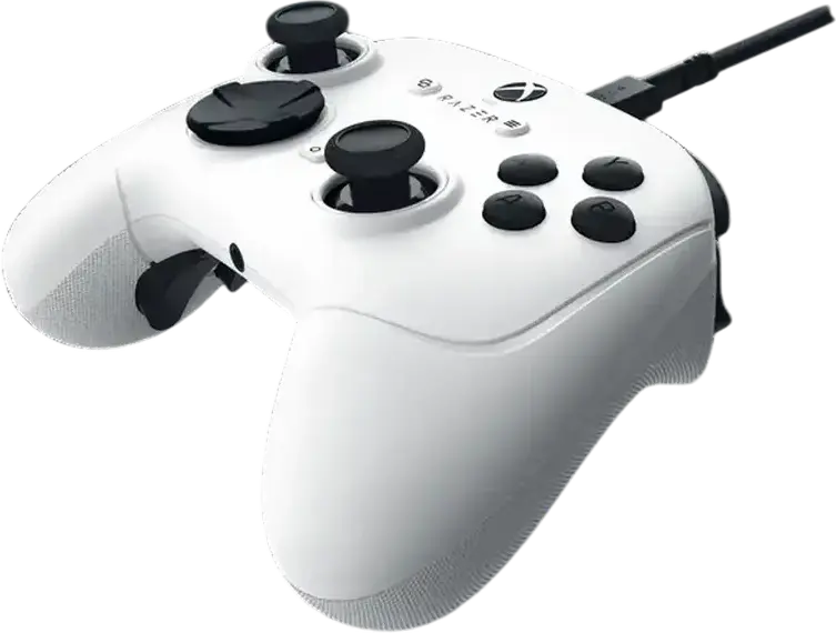 Razer Wolverine V3 TE Wired Gamepad for Xbox Series X|S, Xbox One, Windows, MacOS, Android, Hall Effect Analog Sticks and Triggers, 4 Back Paddles, White